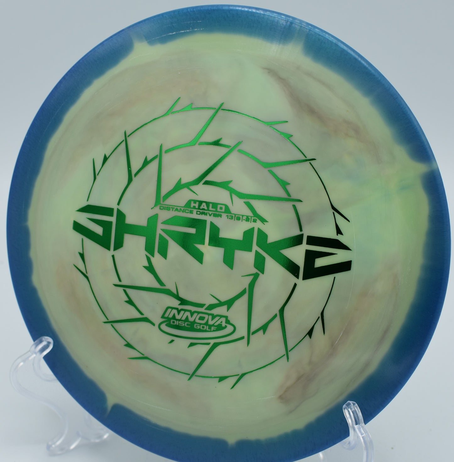 HALO SHRYKE (EARLY RUNS) disc golf disc, offering exceptional distance and glide for long throws, perfect for collectors and players, available nationwide and in Tacoma, WA, as well as states like California, Pennsylvania, and Arizona.