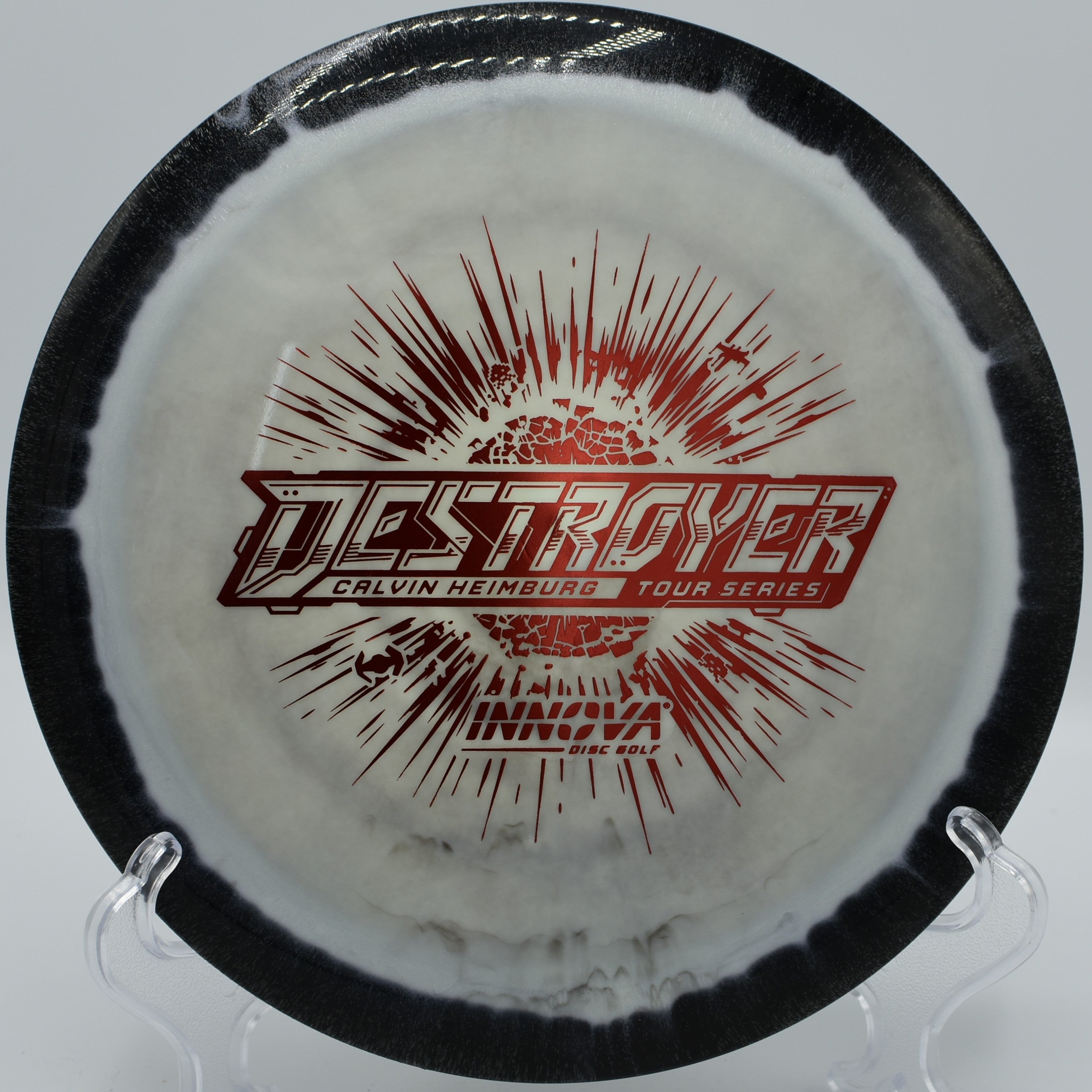 Innova 2024 Calvin Heimburg Destroyer featured at DeLaveaga DGC, Santa Cruz CA for powerful forehands, flex shots, and long disc golf drives