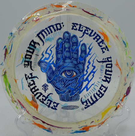 Vex Breaker Requiem TSA disc gliding long turnovers at Fox Run Meadows Disc Golf Course in Jeffersonville, Vermont.