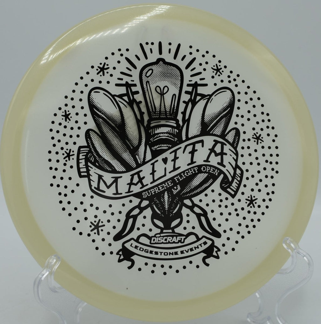 SFO Mega Glo Malita controlled anhyzer hold with gentle finish at Hidden Ridge DGC in West Milford, NJ