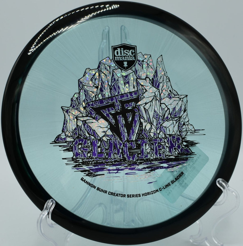 Discmania Glacier controlled flat release at Northwood Park Disc Golf Course in Morton, Illinois