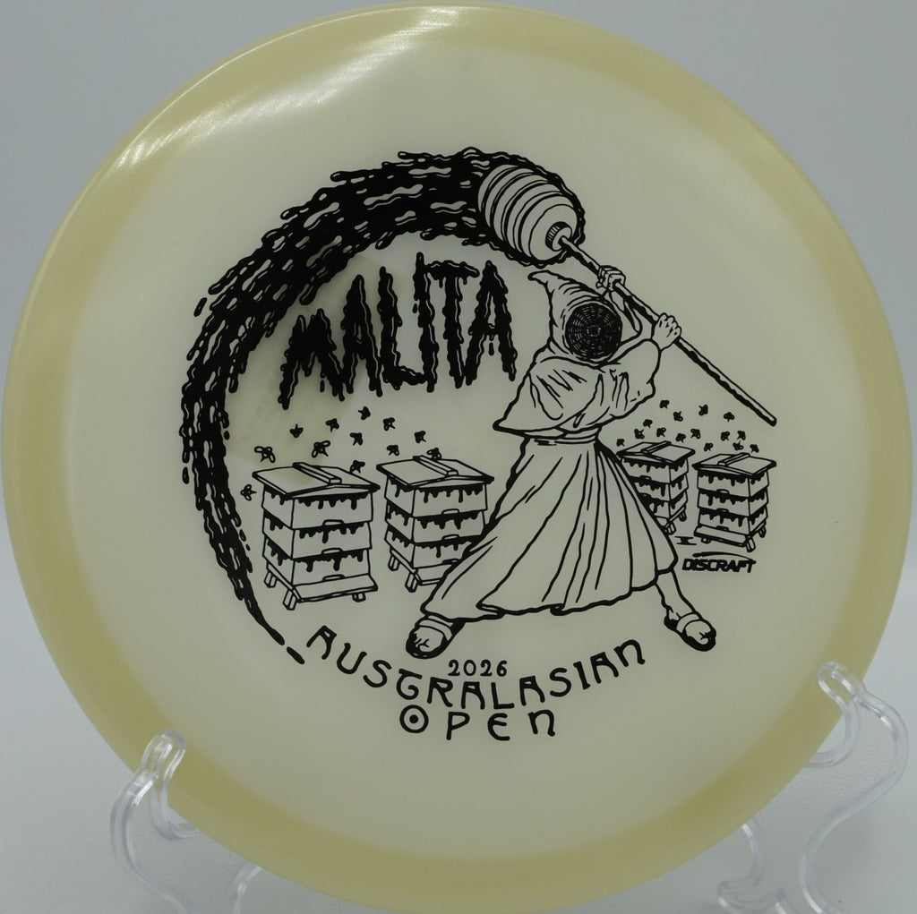 Mega Glow Malita flat tunnel drive under glow at Sandy Point DGC in Lac du Flambeau, WI