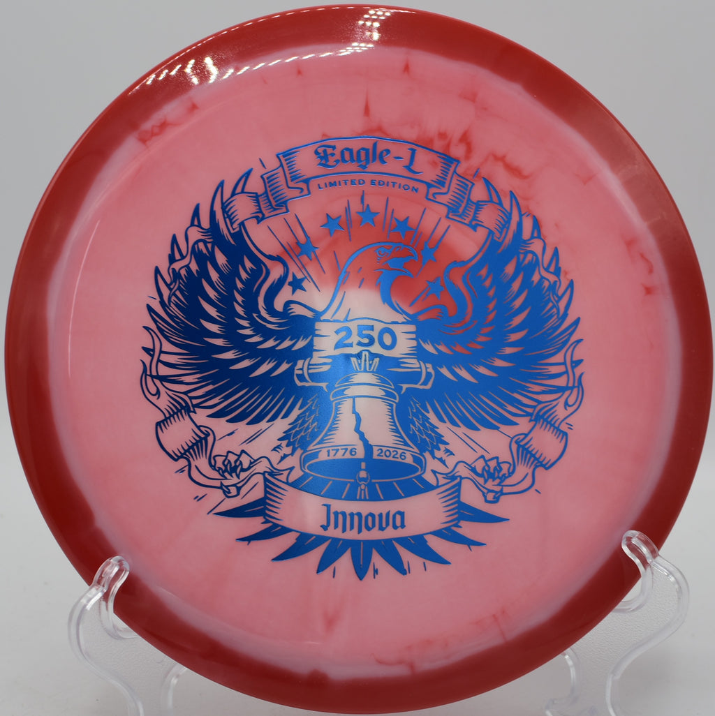 Fourth of July Eagle-L at Lemon Lake DGC, Crown Point IN for accurate fairway placement