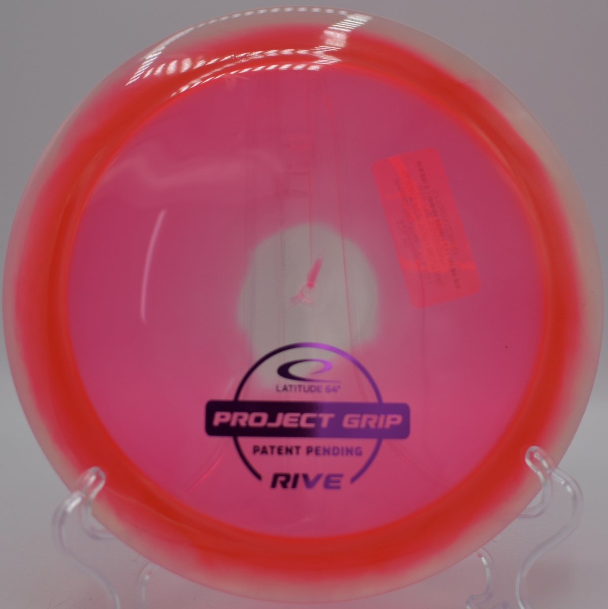 Project Grip Rive disc golf disc for Olympia courses with strong glide and nationwide play