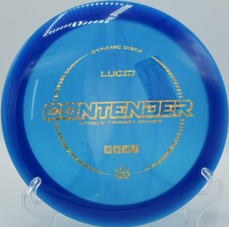 Lucid Contender control driver at Maple Hill DGC, Leicester MA built for straight fairway distance and glide