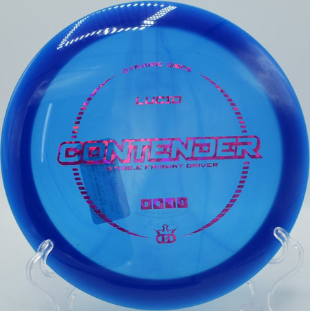 Lucid Contender featured at DeLaveaga DGC, Santa Cruz CA for hyzer flips and controlled drives
