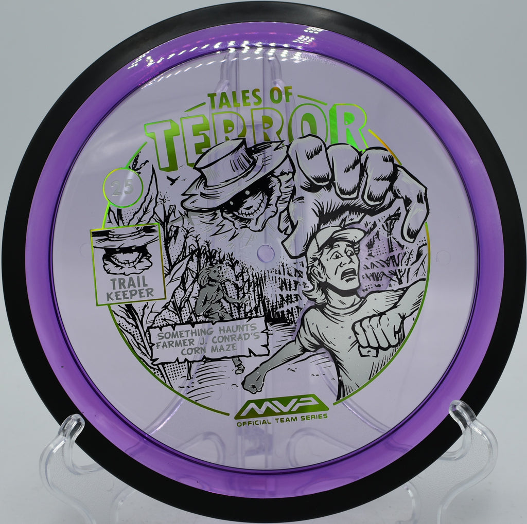 2025 Proton Trail Halloween disc carving a finesse line at Walnut Creek DGC, North Garden VA, designed for fairway precision and touchy hyzers.
