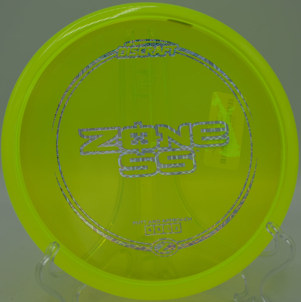 Z Zone SS flying true at Nevin Disc Golf Course in Charlotte, North Carolina.