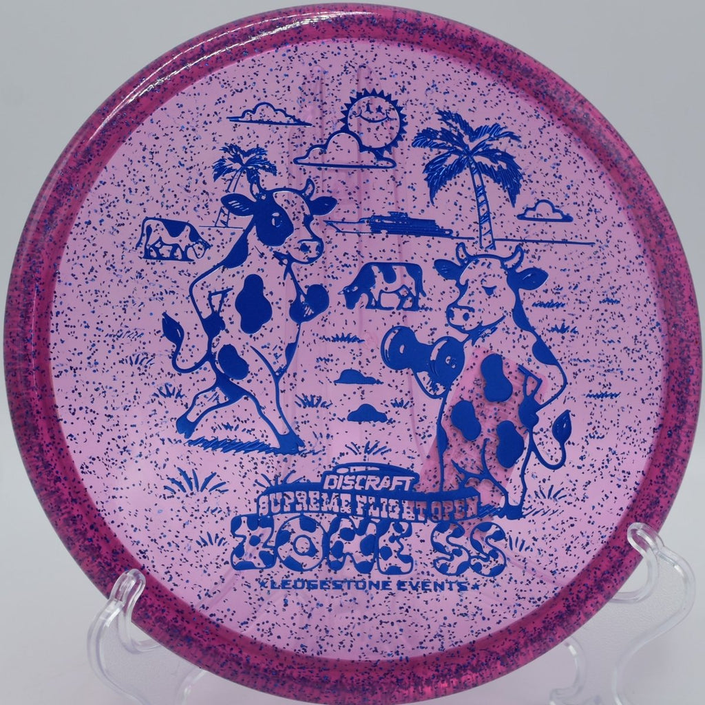 SFO CryZtal Sparkle Zone SS low forehand skip minimizing rollaway at Kit Carson Park DGC in CA