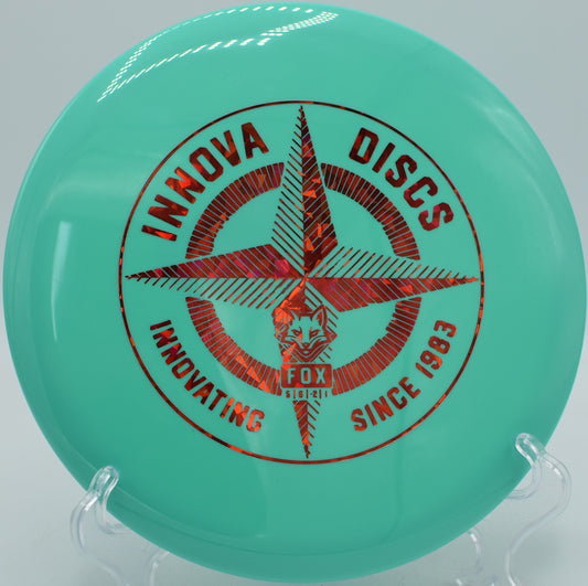 Innova Star Fox hyzer flip fairway drive at Maple Hill in Leicester, Massachusetts