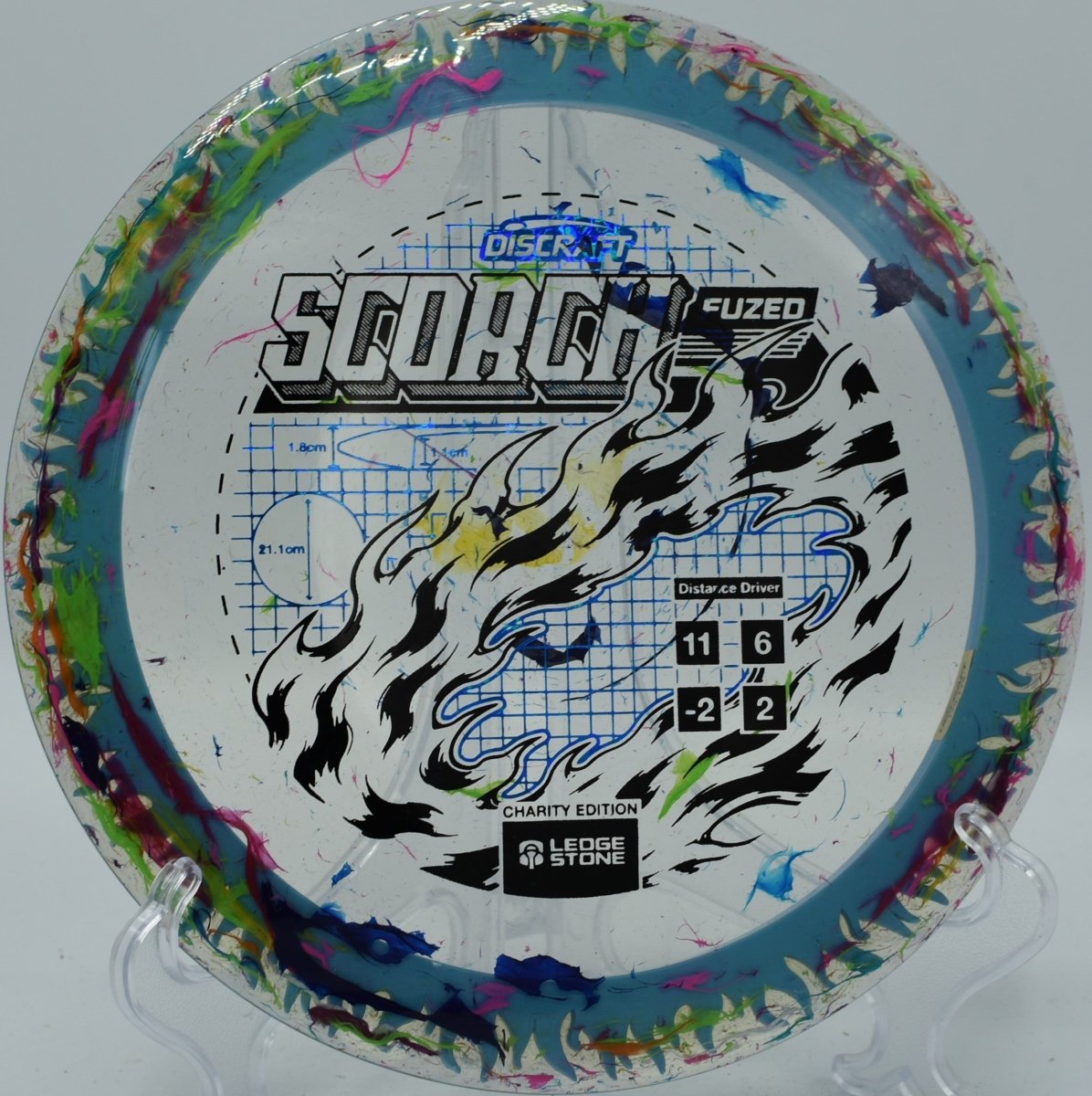 Fuzed-Jawbreaker Z Flx Scorch w/ Solid ESP Rim-(2026 Ledgestone)