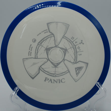 "Axiom Neutron Panic – Overstable distance driver built for max torque resistance at Idlewild Disc Golf Course in Kentucky."


