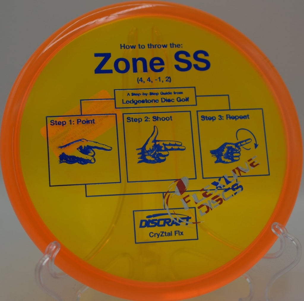 Zone SS CryZtal FLX putter shaping a straight forehand at Smith Lake Disc Golf Course in Cullman, Alabama