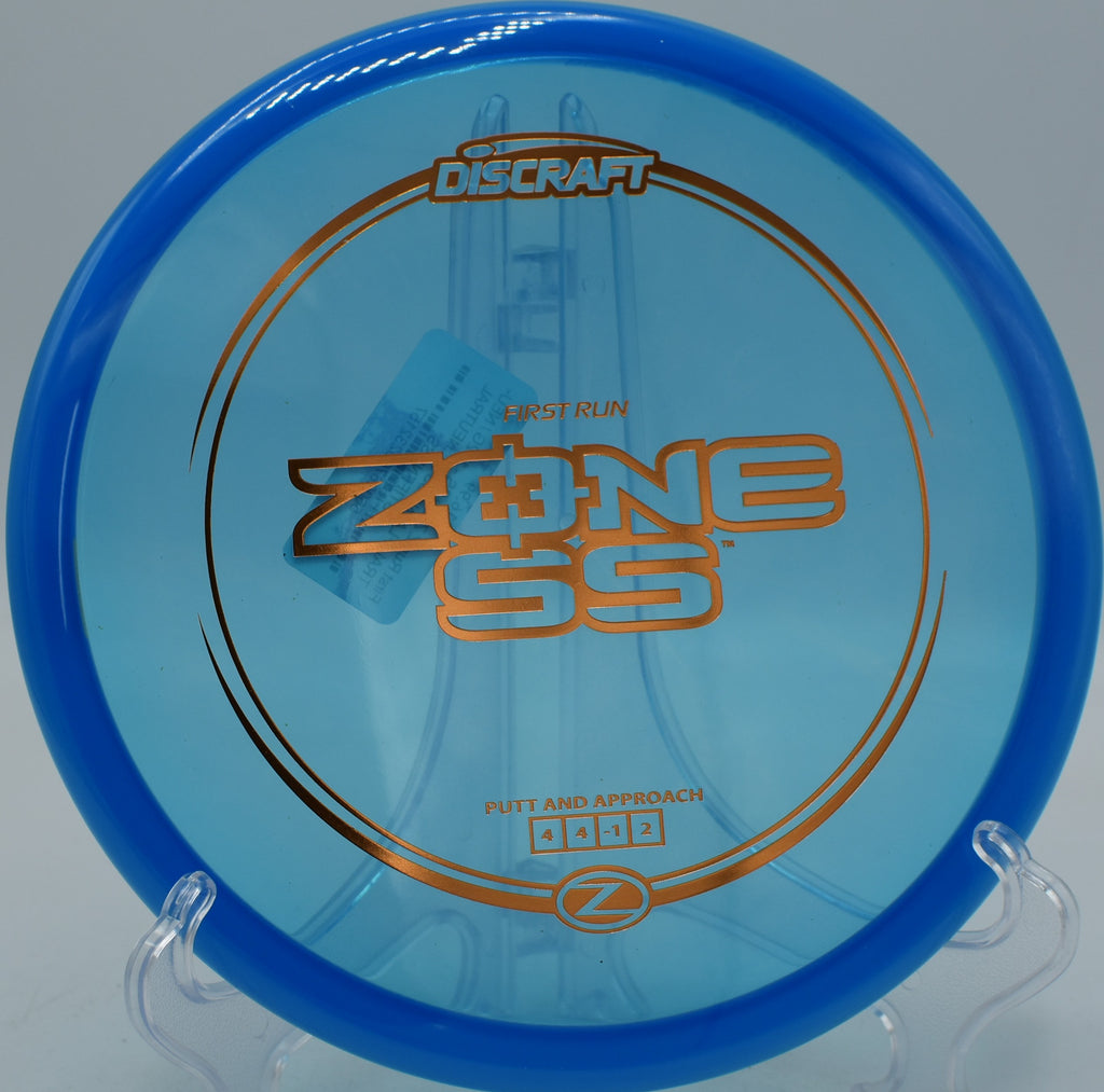 Z Zone SS Z plastic on the green at Ashe County Park DGC in Jefferson, NC