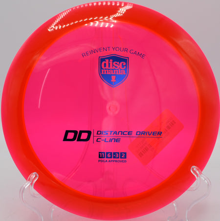 C-Line DD Discmania stable driver gliding full power at Blue Ribbon Pines Disc Golf Course in East Bethel, Minnesota.