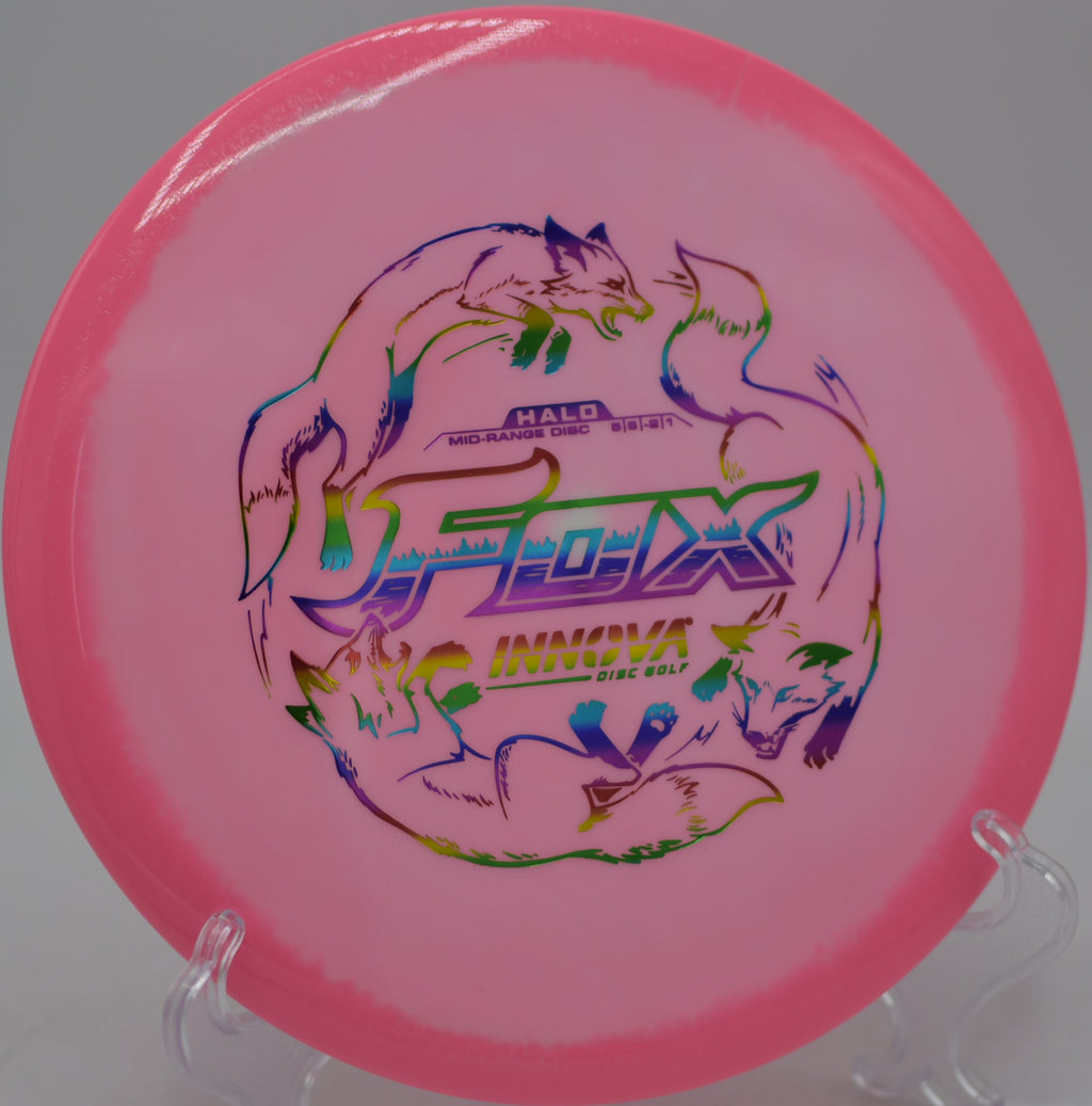 Halo Star Fox fairway driver carving through dense woods at Hornets Nest Disc Golf Course in Charlotte, North Carolina.