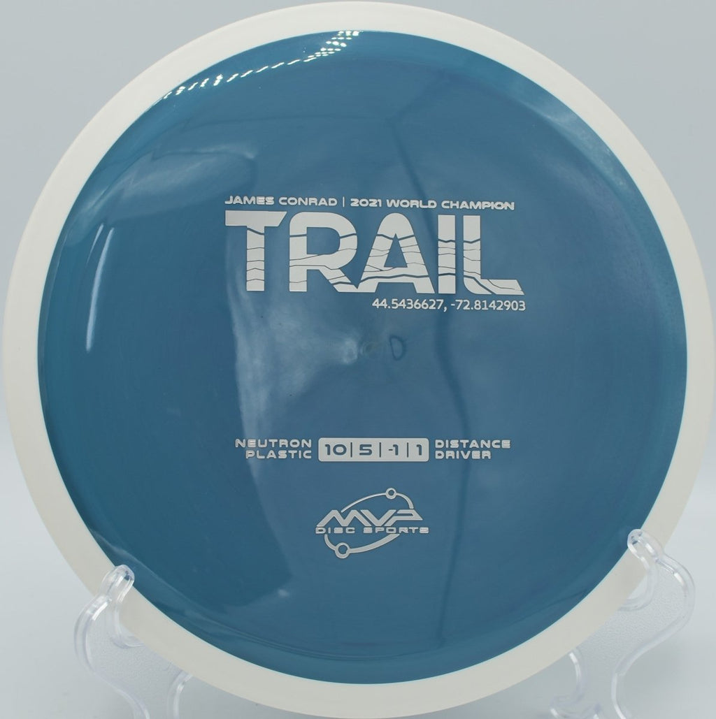 Neutron Trail forehand control drive at Hester Park Disc Golf Course in Russellville, Arkansas