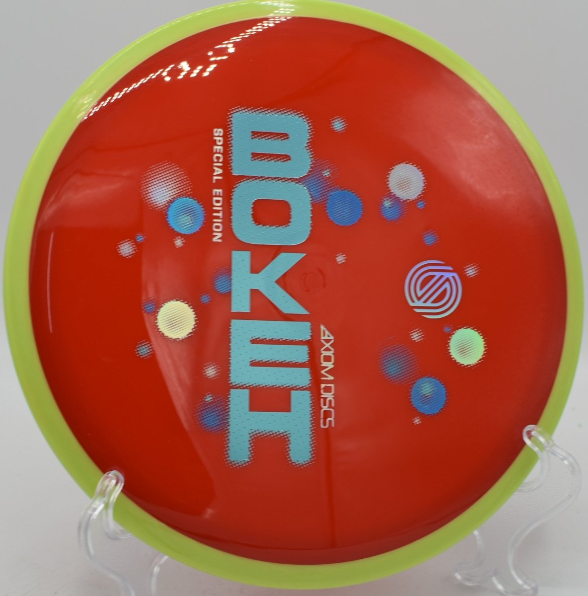 Axiom Neutron Bokeh displayed at Muddy Run DGC, Holtwood PA for glide and fairway control