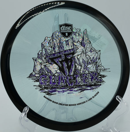 Discmania Glacier stable hyzer placement shot at Hornets Nest Park in Charlotte, North Carolina