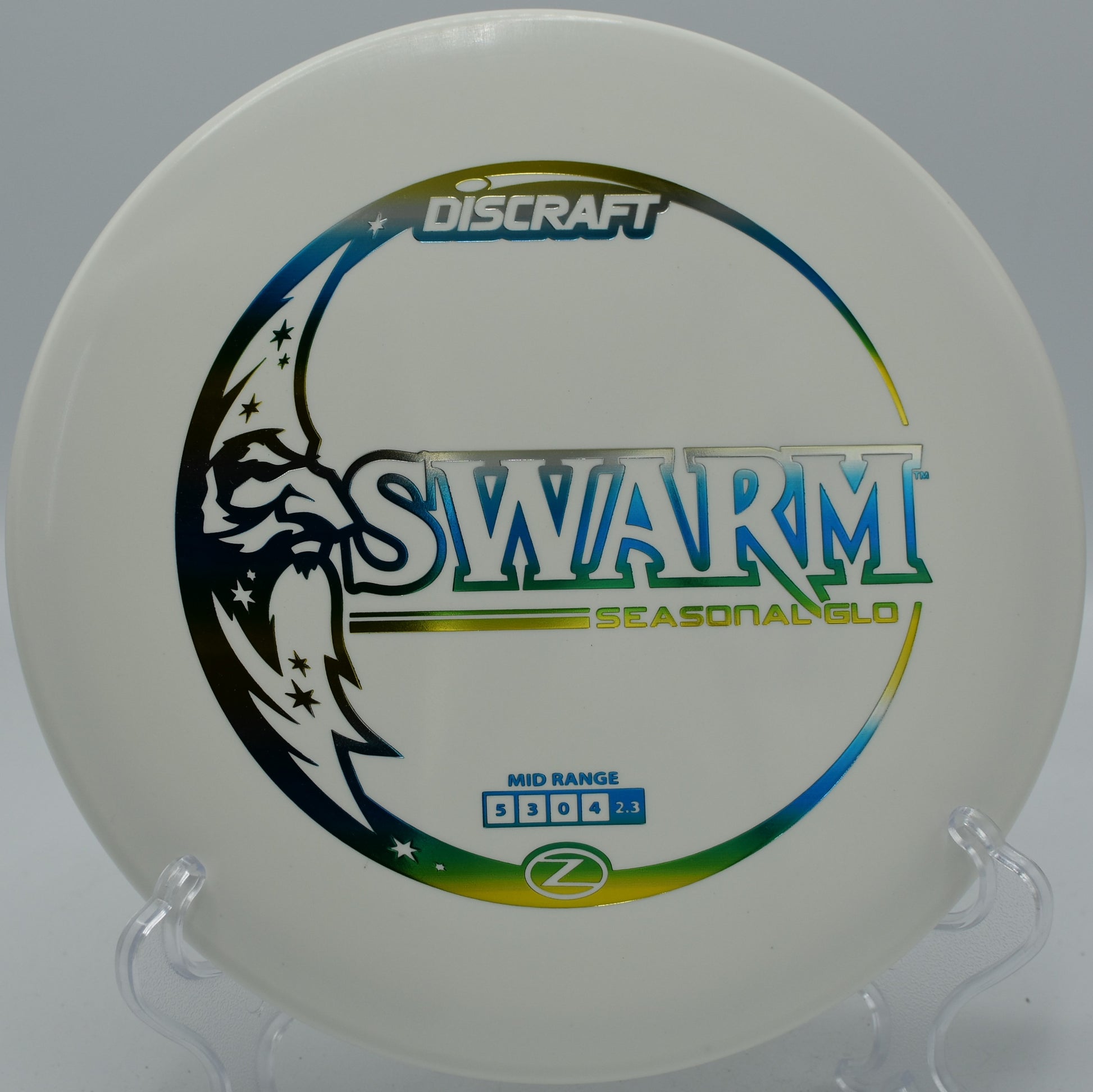 "At Twilight Trails Disc Golf in Denver, CO, GLO-Z Swarm delivers powerful, overstable flight with a radiant finish that stands out."
