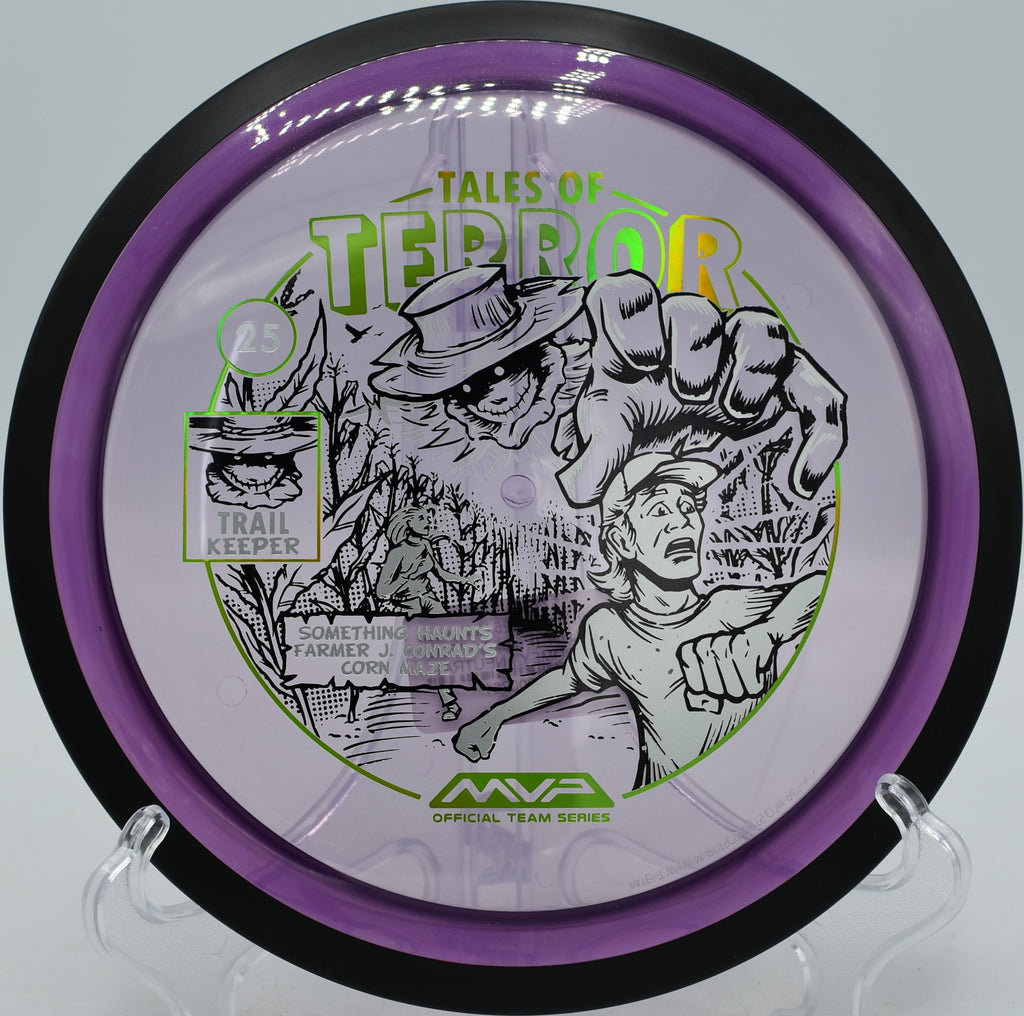 MVP’s Halloween 2025 Proton Trail finishing left on hole 6 at Harmon Hills, Fall Branch TN—an ideal neutral-stable driver for finesse flex shots.