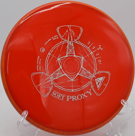 Neutron Soft Proxy forehand approach at Hornets Nest Disc Golf Course in Charlotte, North Carolina