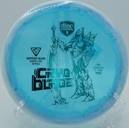 Cryo Blade Horizon C-Line MD5 on a spike hyzer line at Northwood Black Disc Golf Course in Morton, Illinois