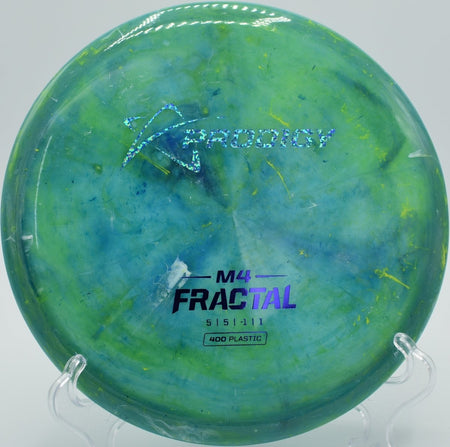 400 Fractal M4 disc golf midrange threading a wooded gap at Panther Creek Disc Golf Course, Morristown, Tennessee