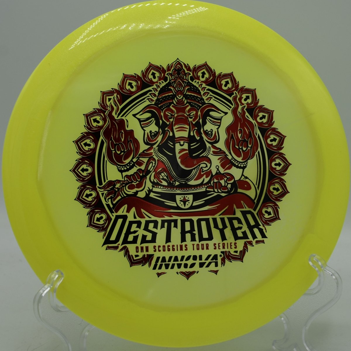 Proto Glow Halo Destroyer at Northwood Black DGC, Morton IL for advanced disc golf throws