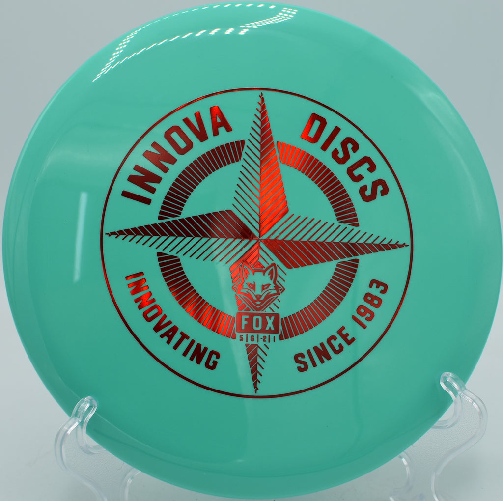 Innova Star Fox parked circle one at Fountain Hills Disc Golf Course in Fountain Hills, Arizona