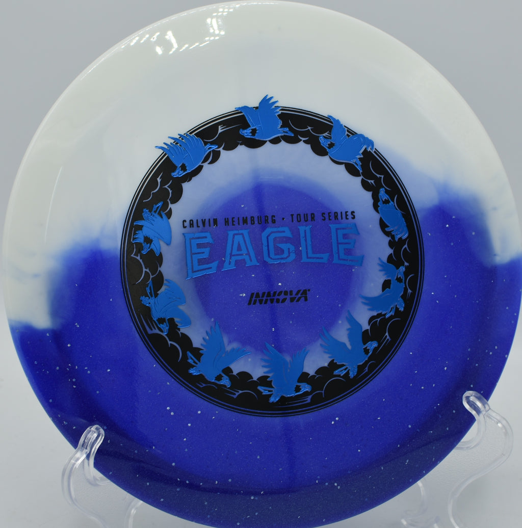 Calvin Heimburg Eagle fairway driver navigating elevation changes at Jackson Park Disc Golf Course, Hendersonville, North Carolina