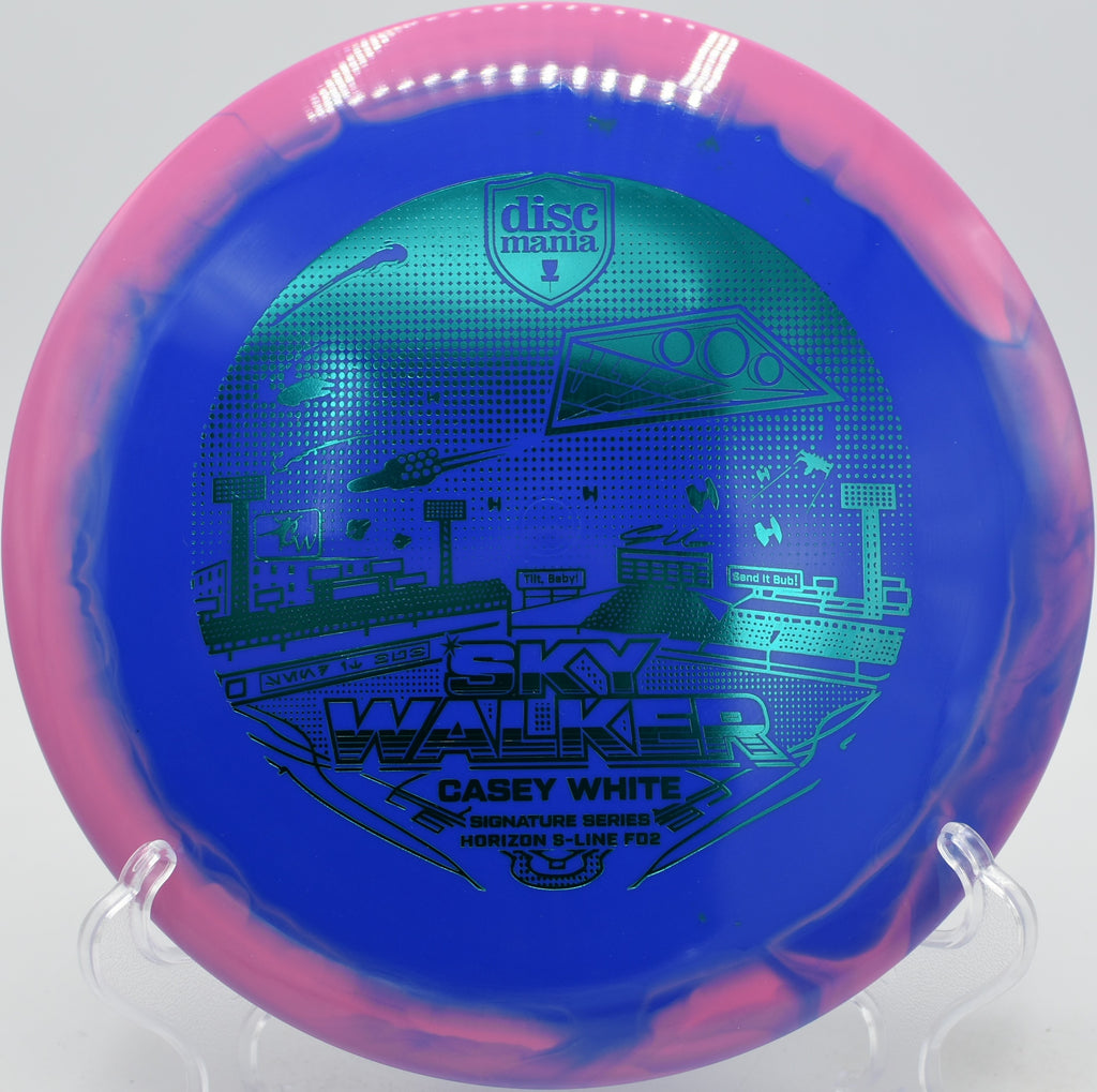 Discmania Horizon S-Line FD2 carving shot shaping line at Golden Gate Park Disc Golf Course in San Francisco, California