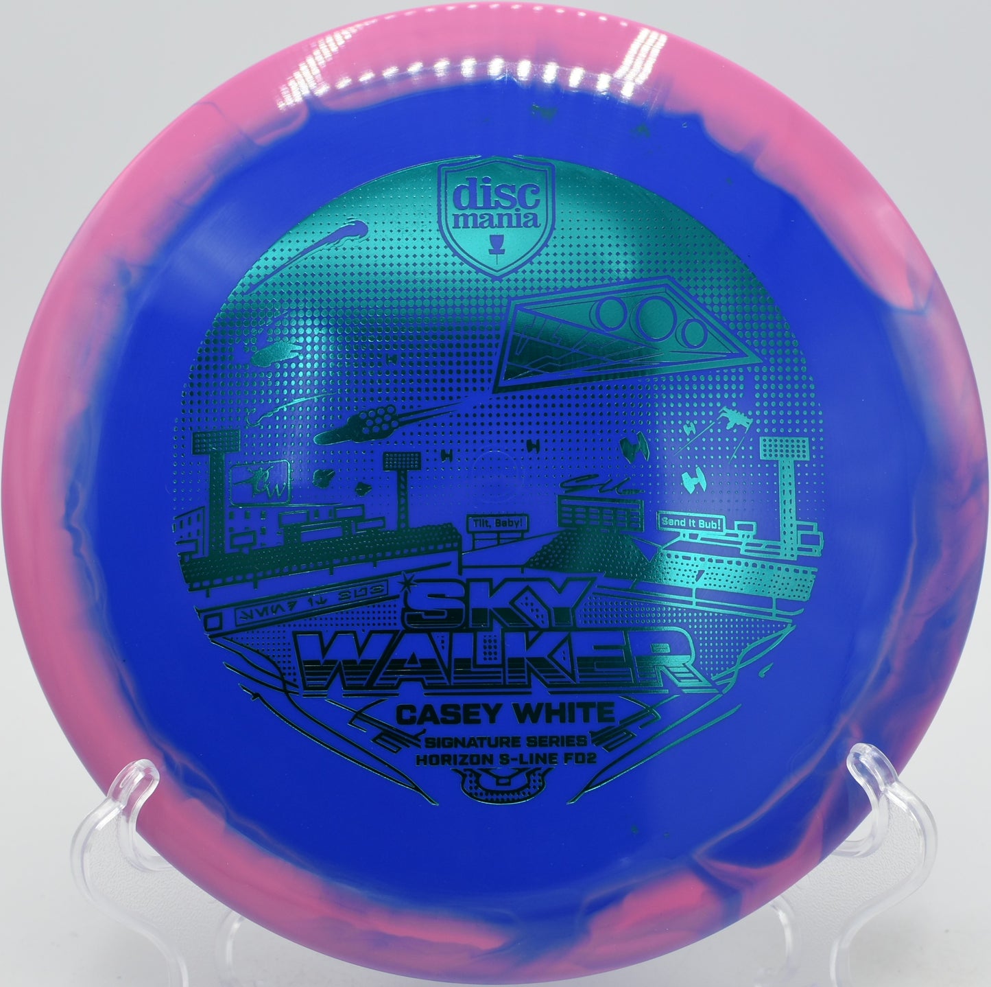 Discmania Horizon S-Line FD2 carving shot shaping line at Golden Gate Park Disc Golf Course in San Francisco, California