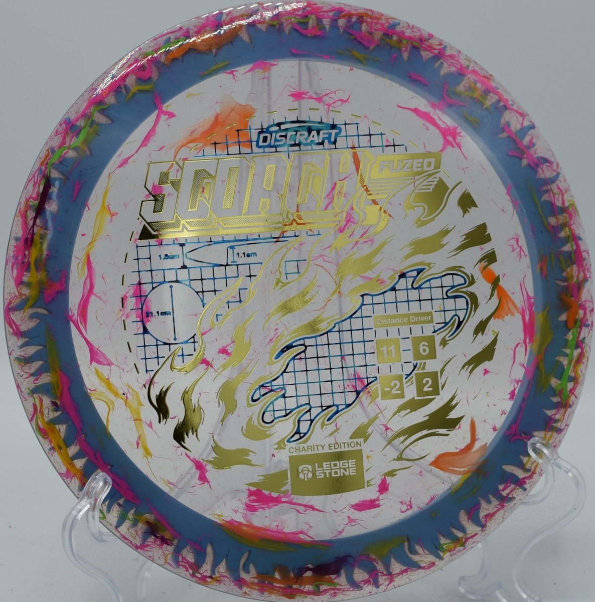 Fuzed-Jawbreaker Z Flx Scorch w/ Solid ESP Rim-(2026 Ledgestone)