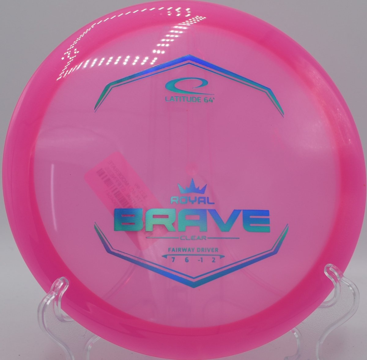 Clear Brave fairway driver preferred in Idaho with nationwide shipping for hyzer flip distance lines