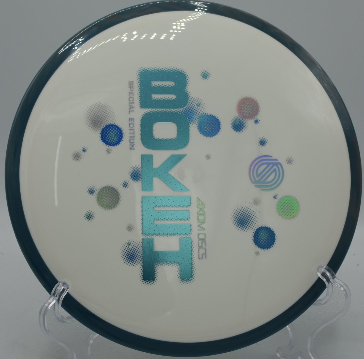 Axiom Neutron Bokeh displayed at Camp Canaan DGC, Rock Hill SC for controlled fairway distance