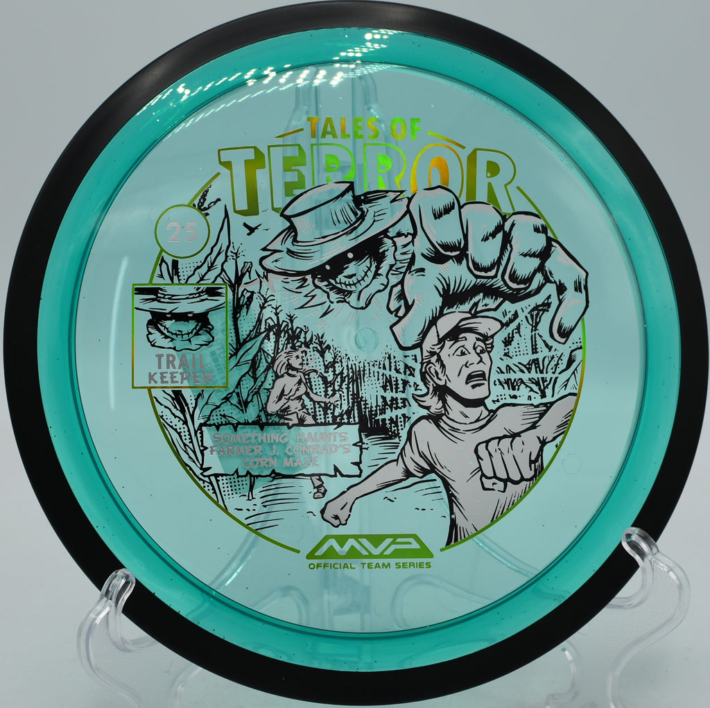 2025 Halloween MVP Trail with Proton glow plastic drifting softly on a late-fade line at Brackenridge Park in San Antonio, Texas.