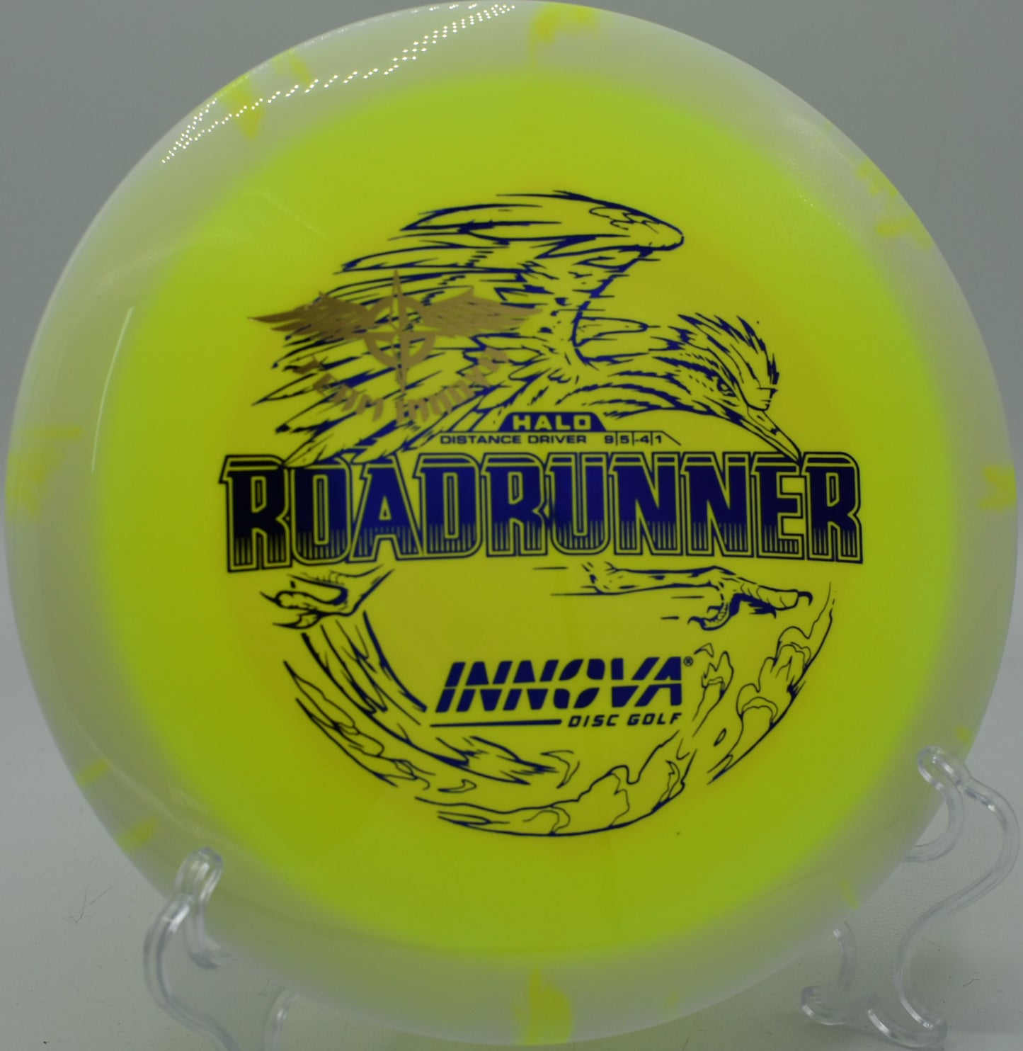 Innova Star Roadrunner launched on a hyzer flip at Harry Myers Park Disc Golf Course in Rockwall, Texas.

