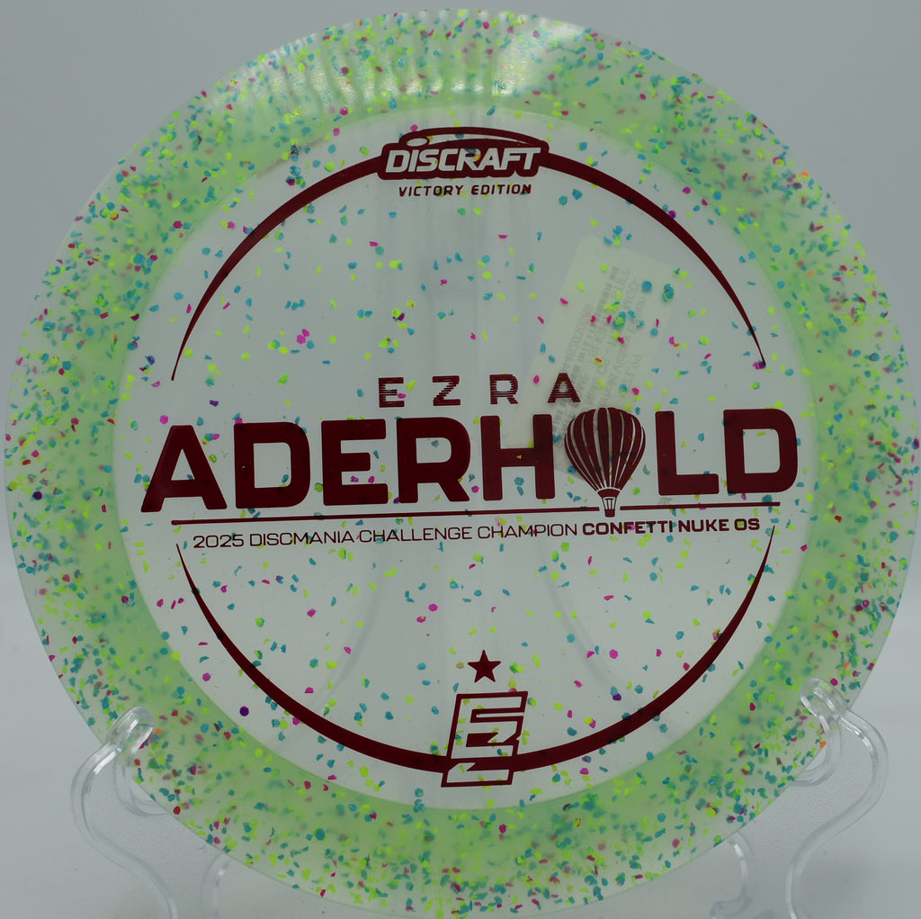 Z Confetti Nuke OS on a big flex line around trees at DeLaveaga Disc Golf Course in Santa Cruz, California