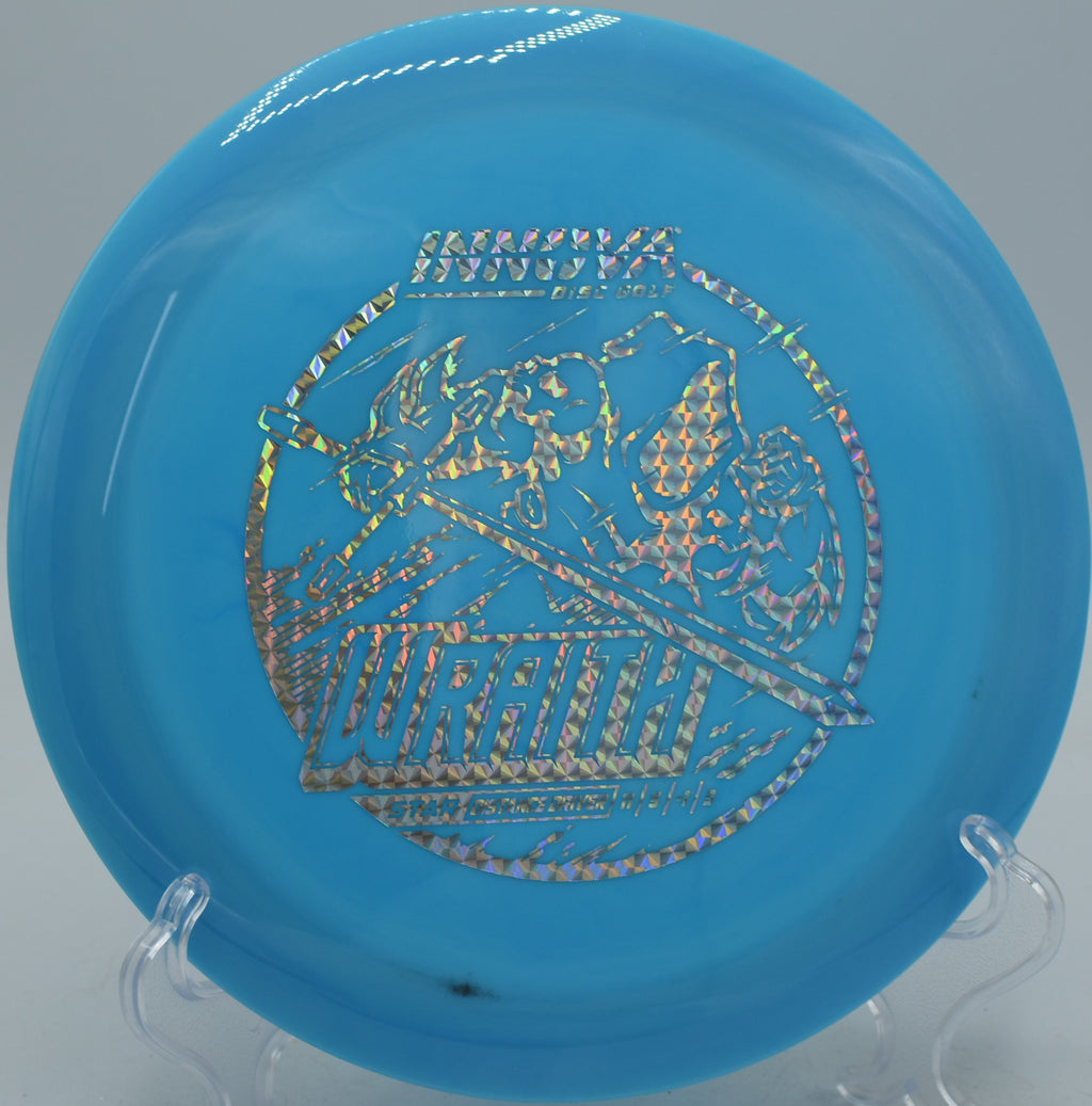 Star Wraith disc launched on a smooth hyzer-flip at DeLaveaga Disc Golf Course in Santa Cruz, California