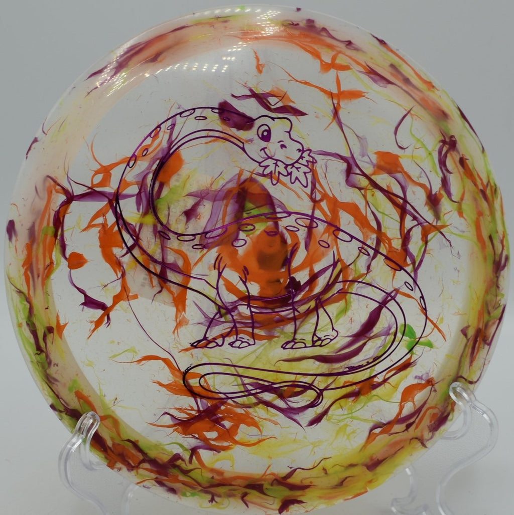 Egg Shell Diplodocus lightweight disc used across Michigan beginner courses