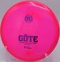 "Göte midrange disc, known for its glide, great for technical courses in Portland, OR."
