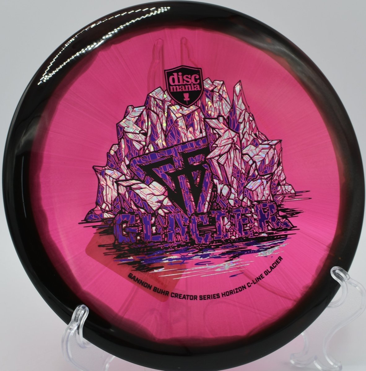 Discmania Glacier tunnel drive with clean fade at DeLaveaga Disc Golf Course in Santa Cruz, California