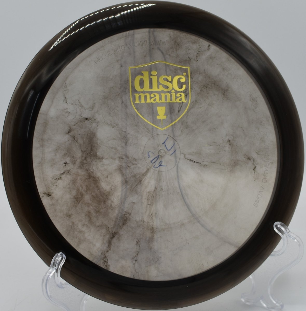 Shield Stamp Swirly Black CD2 (Innova Made/Penned) - Flexline Discs - 27575451052861