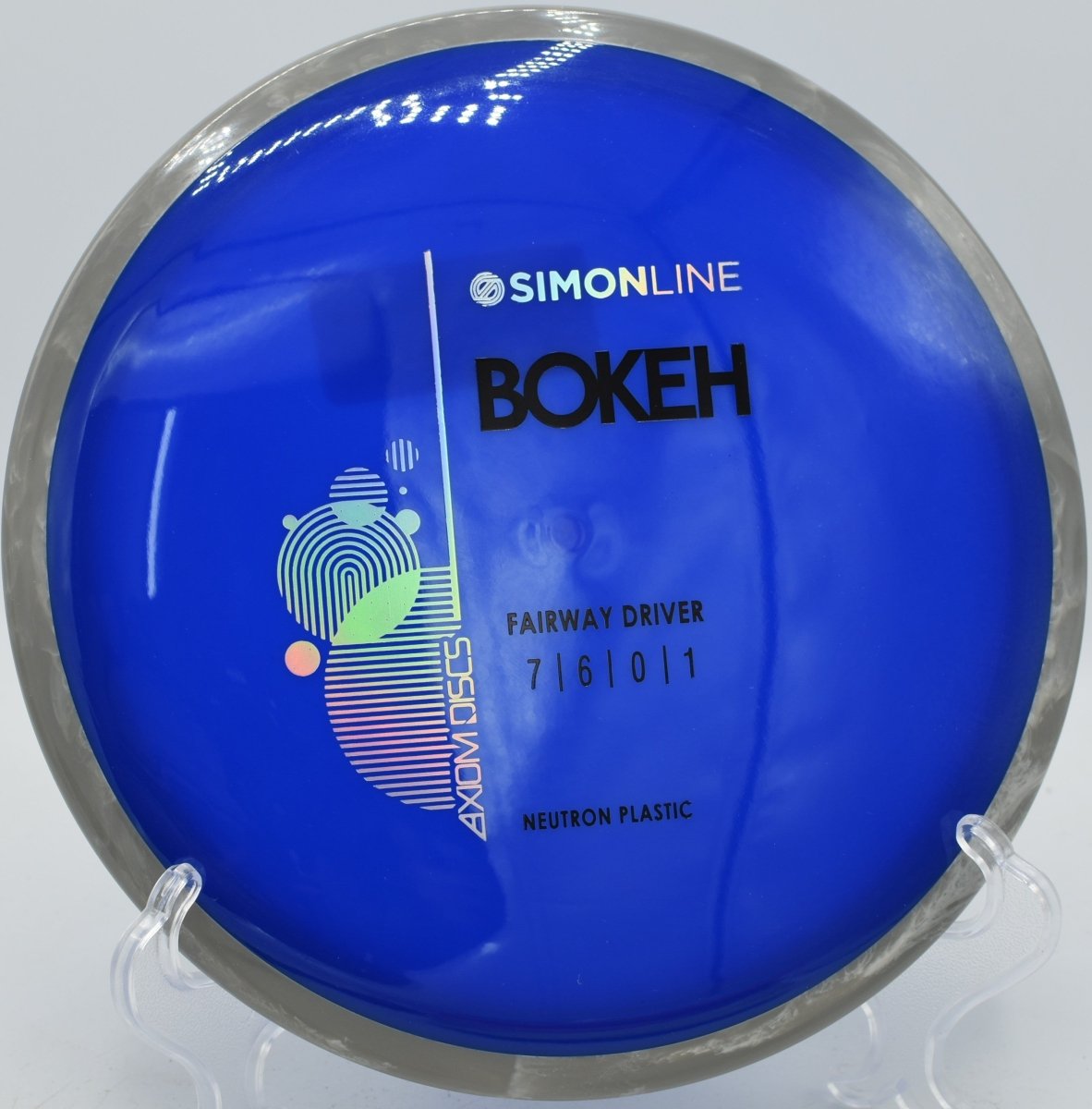Axiom Neutron Bokeh displayed at Fort Tuthill DGC, Flagstaff AZ for reliable glide and distance