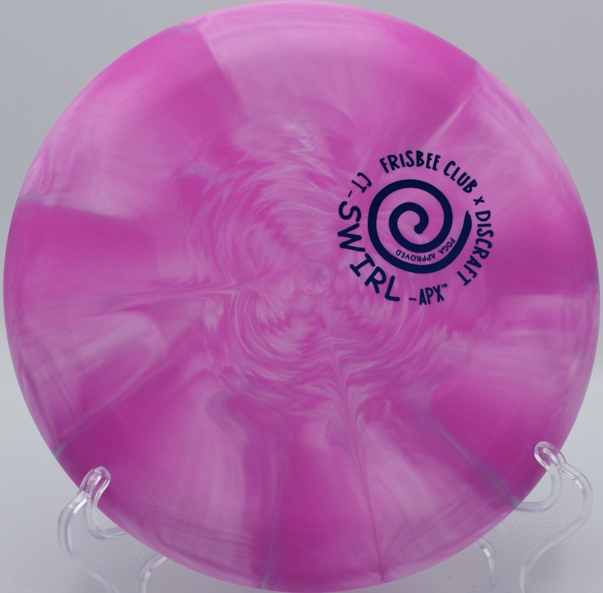 Discraft CT Swirl APX displayed at Dragonfly DGC, Mandeville LA for dependable point-and-shoot flights