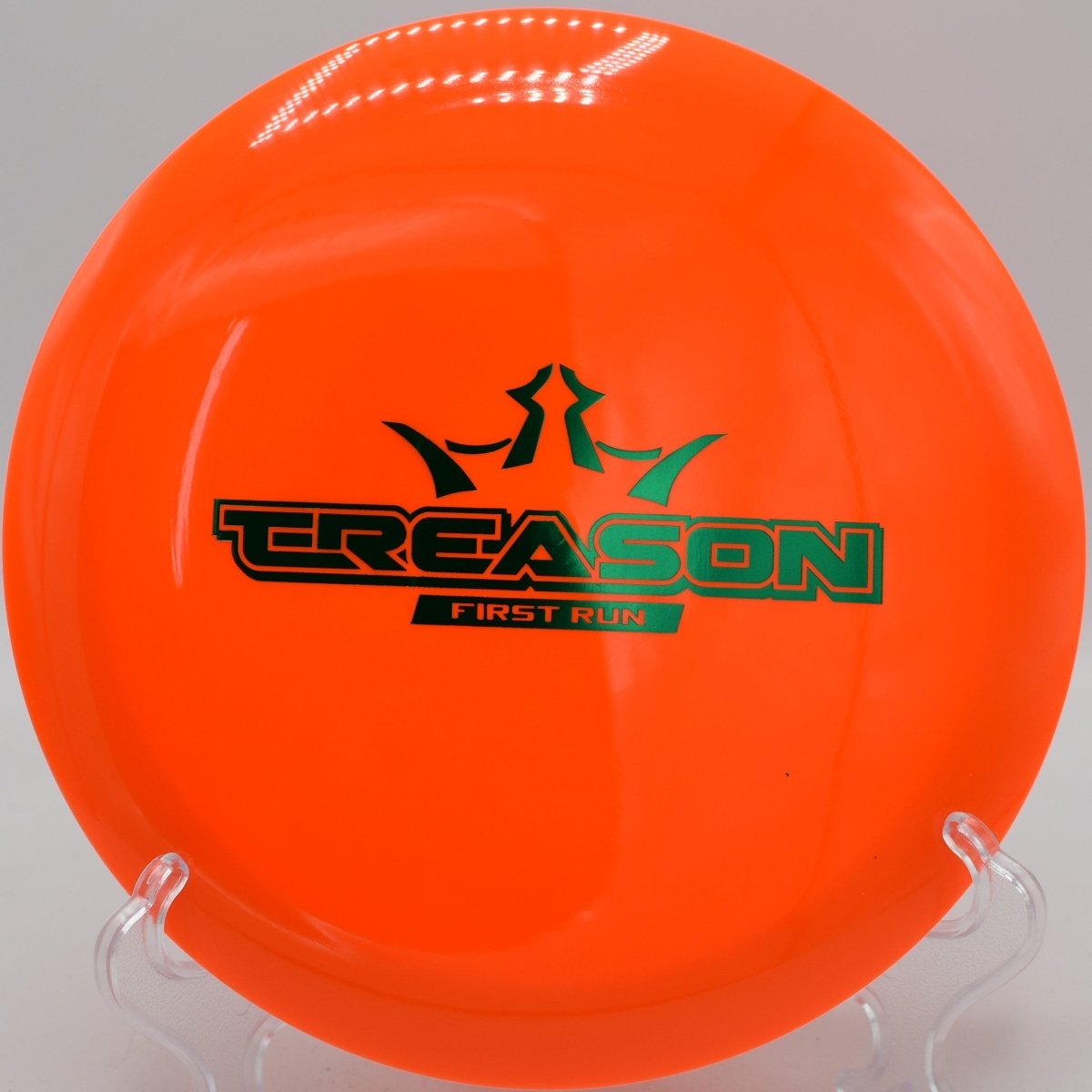 Fuzion Treason First Run disc popular across Oregon disc golf courses for hyzer flip shots