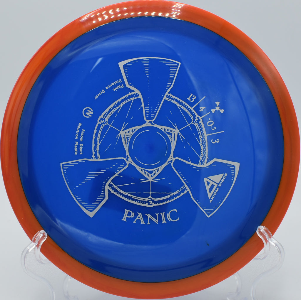 "Axiom Neutron Panic – Dependable fade and wind-fighting flight at Bracketts Bluff Disc Golf Course in North Carolina."

