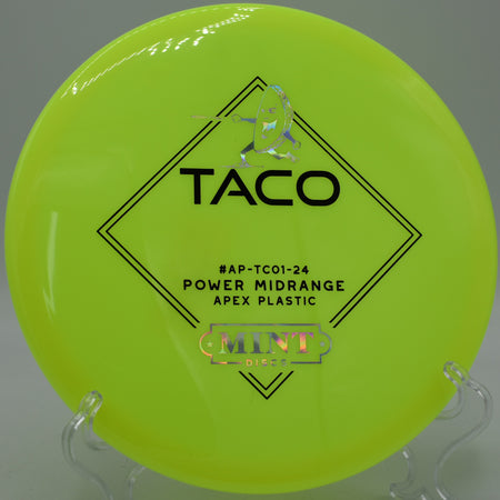 Apex Taco showing off dependable midrange stability during a low-ceiling approach shot at Northwood Black in Morton, Illinois