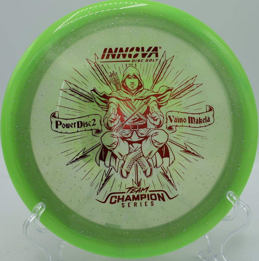Innova Power Driver 2 distance driver holding line in Great Falls Montana